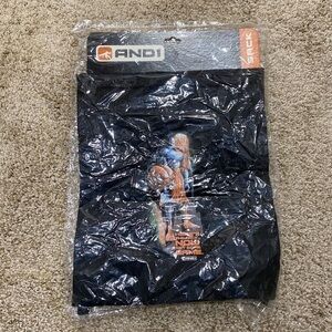 AND1 Basketball Drawstring Bag Cinch Sack Black NWT